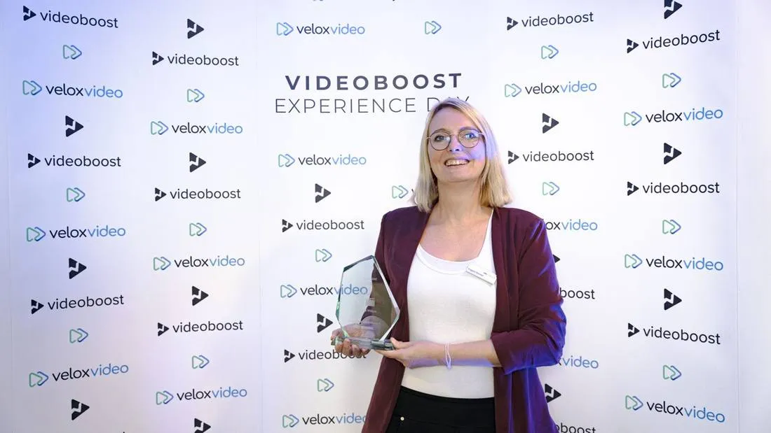 Award-Verleihung auf dem video experience day